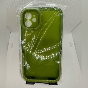 iPhone 11 Classy Green Case with Built-in Stand